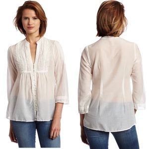Joie Smocked Front Blouse